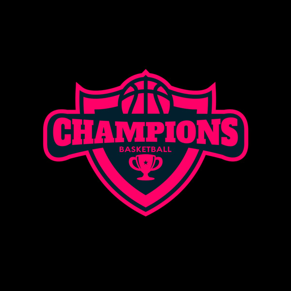 Champions Basketball League logo template Thumbnail