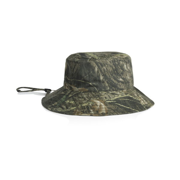 Wide Brim Camo Bucket Hat Thumbnail