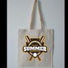 Budget Calico Tote Bag Thumbnail