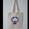 Budget Calico Tote Bag Thumbnail