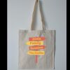 Budget Calico Tote Bag Thumbnail
