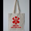 Budget Calico Tote Bag Thumbnail