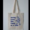 Budget Calico Tote Bag Thumbnail