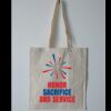Budget Calico Tote Bag Thumbnail